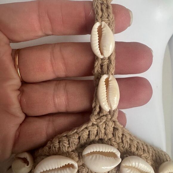 Coconut Girl Handmade Crotchet Sea Shell Bikini With Tassels Waikiki - Picture 4 of 4